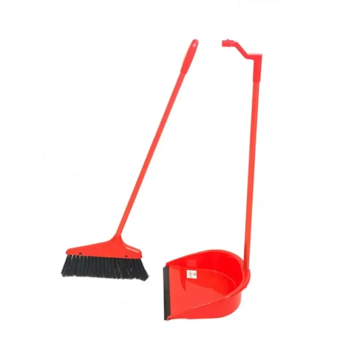 Upright Dust Pan Broom Sweep front